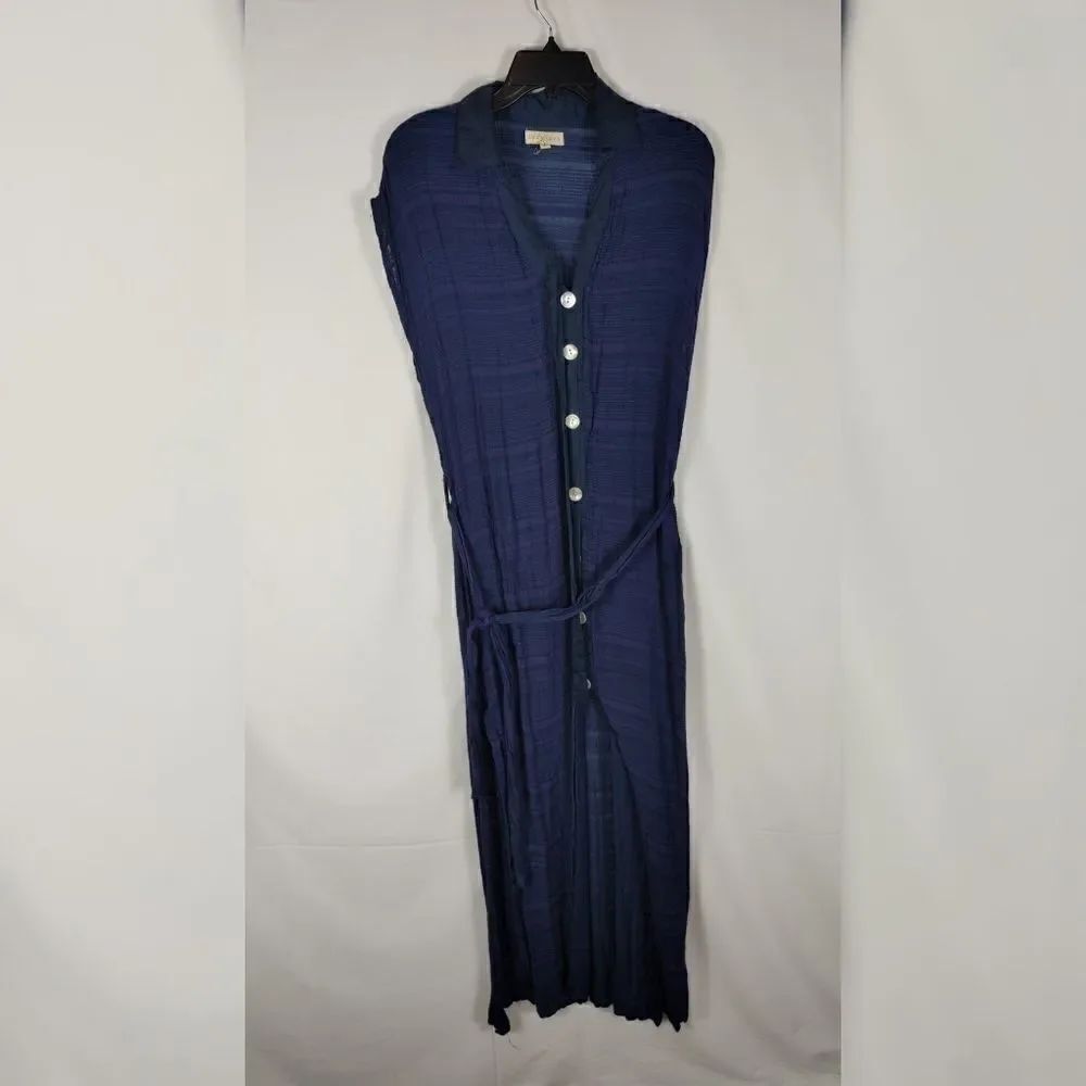 Ruby Yaya Gauze Button Down Dress Women's Size Sma